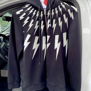 Neil Barrett “Lightning hoodie”